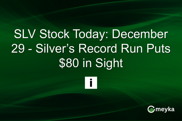 SLV Stock Today: December 29 - Silver’s Record Run Puts $80 in Sight