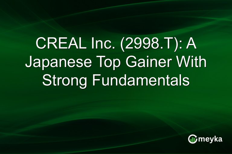 CREAL Inc. (2998.T): A Japanese Top Gainer With Strong Fundamentals