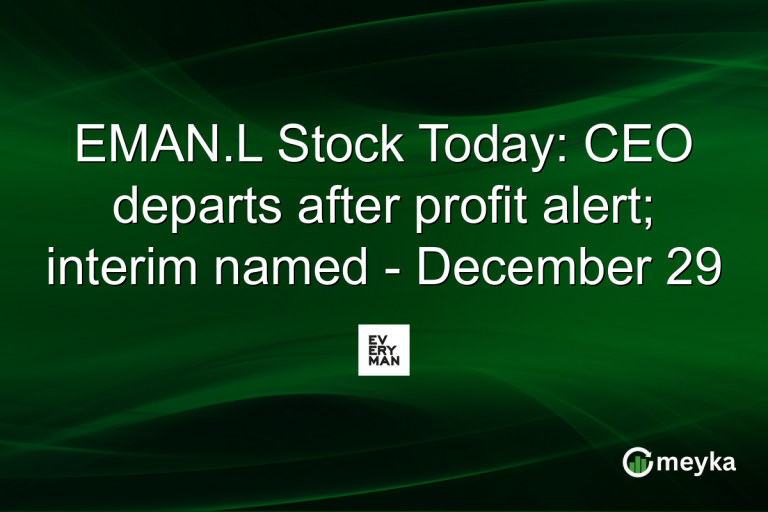 EMAN.L Stock Today: CEO departs after profit alert; interim named - December 29
