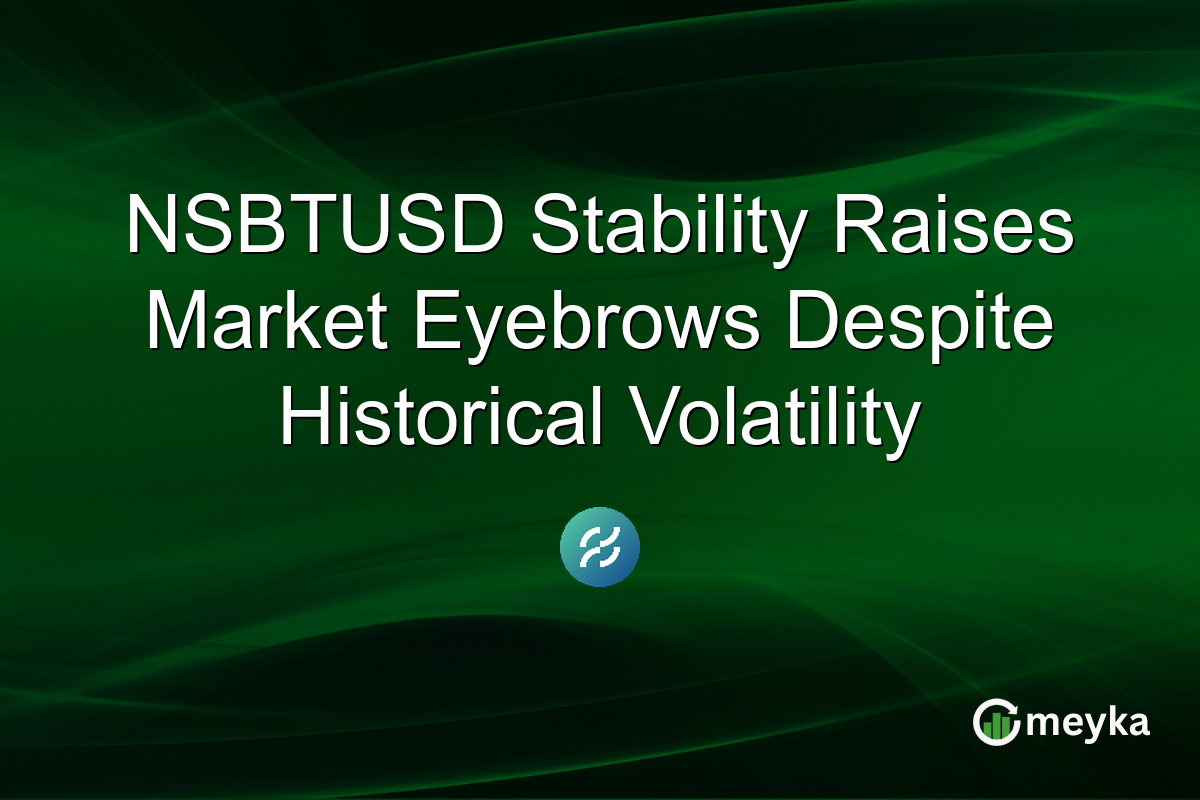 NSBTUSD Stability Raises Market Eyebrows Despite Historical Volatility