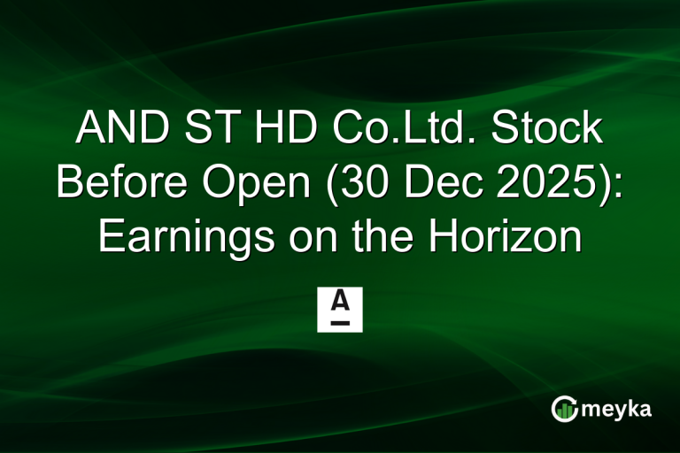 AND ST HD Co.Ltd. Stock Before Open (30 Dec 2025): Earnings on the Horizon