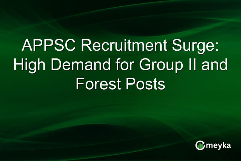 APPSC Recruitment Surge: High Demand for Group II and Forest Posts