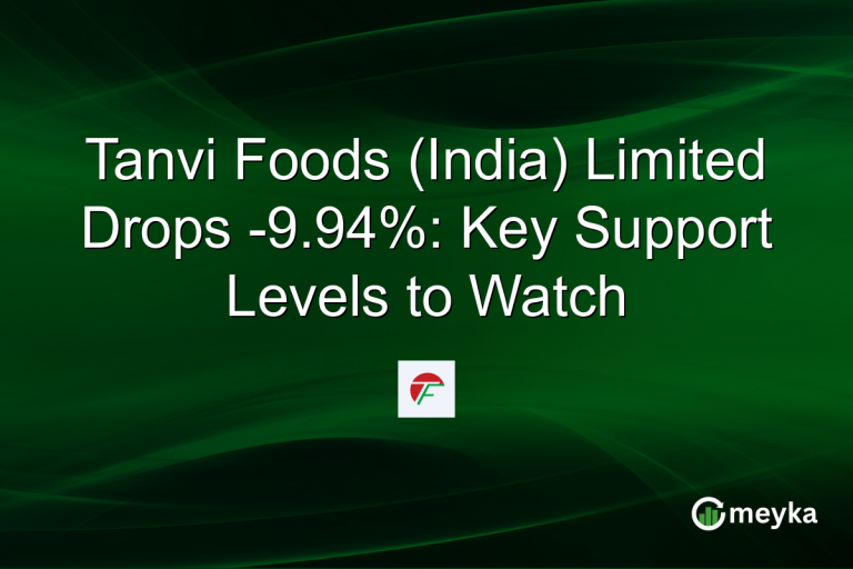 Tanvi Foods (India) Limited Drops -9.94%: Key Support Levels to Watch