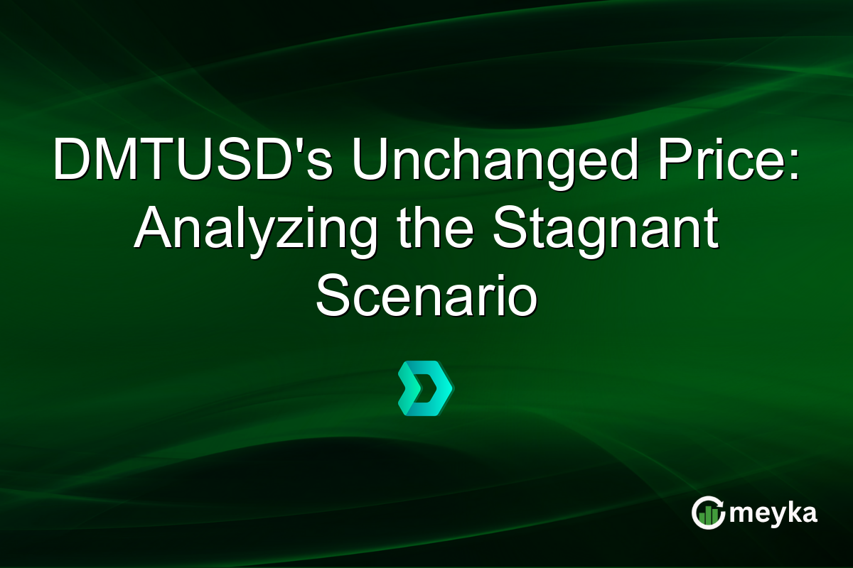 DMTUSD's Unchanged Price: Analyzing the Stagnant Scenario