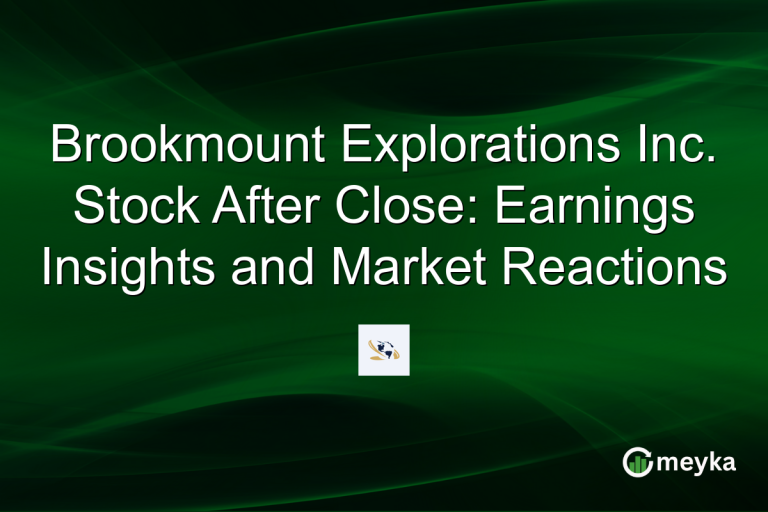 Brookmount Explorations Inc. Stock After Close: Earnings Insights and Market Reactions