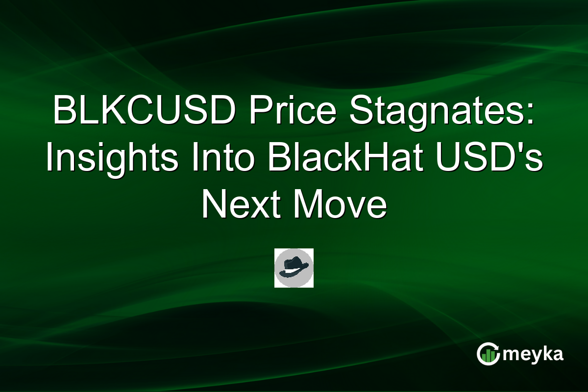 BLKCUSD Price Stagnates: Insights Into BlackHat USD's Next Move