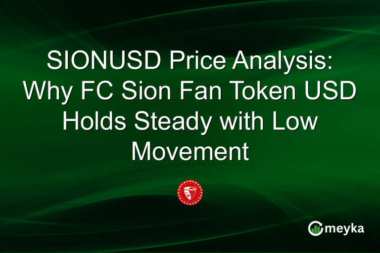 SIONUSD Price Analysis: Why FC Sion Fan Token USD Holds Steady with Low Movement