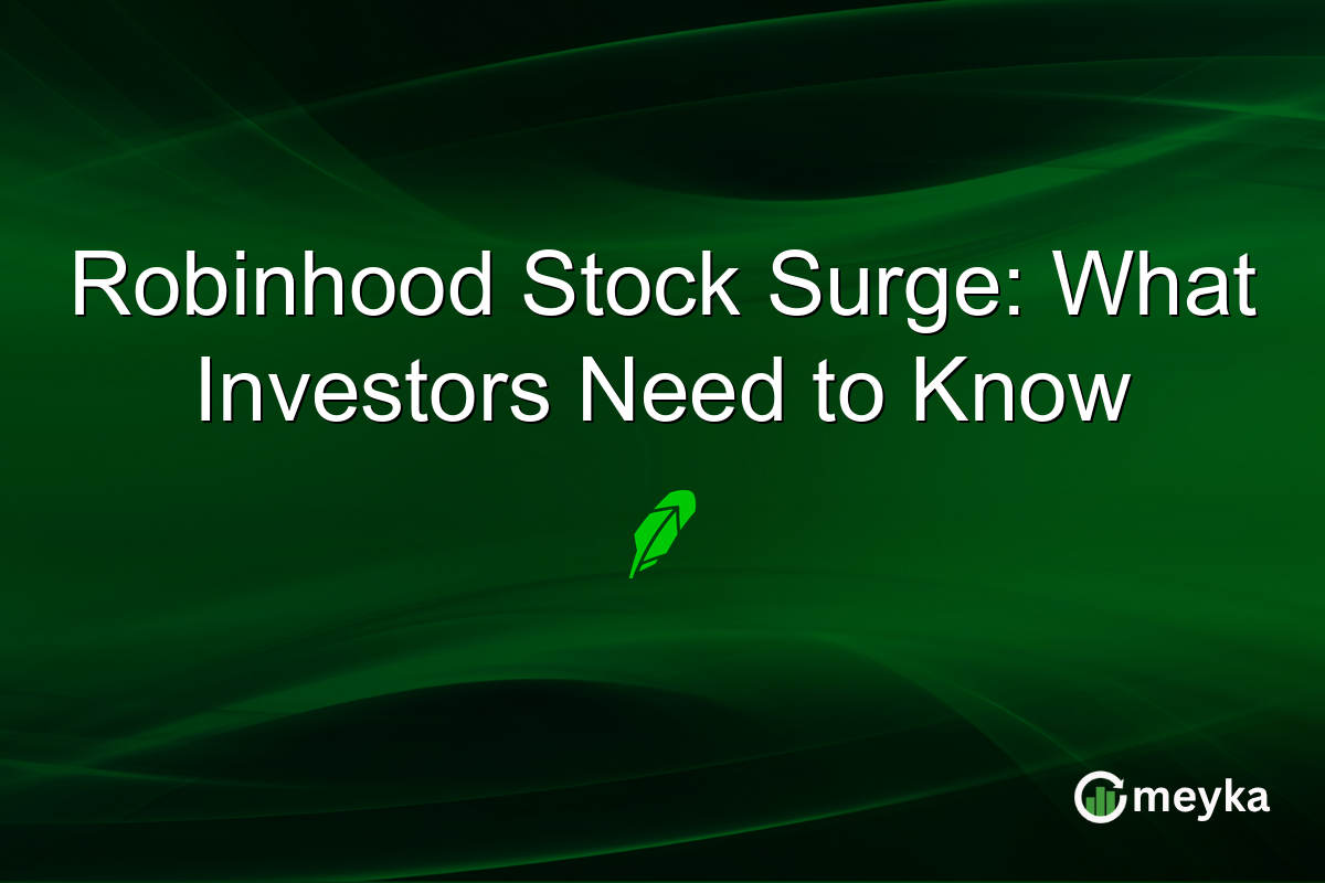Robinhood Stock Surge: What Investors Need to Know