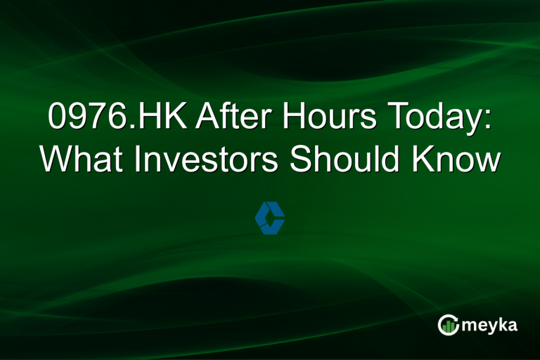 0976.HK After Hours Today: What Investors Should Know