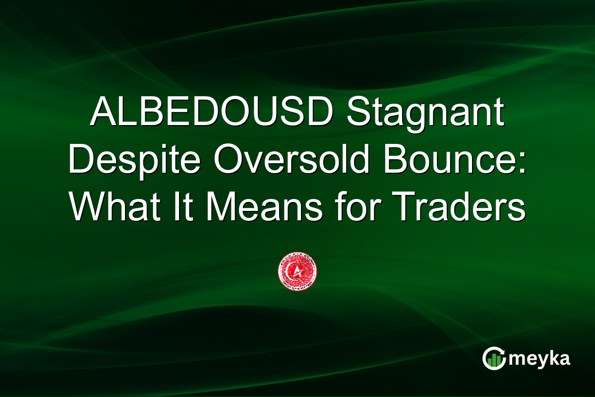 ALBEDOUSD Stagnant Despite Oversold Bounce: What It Means for Traders