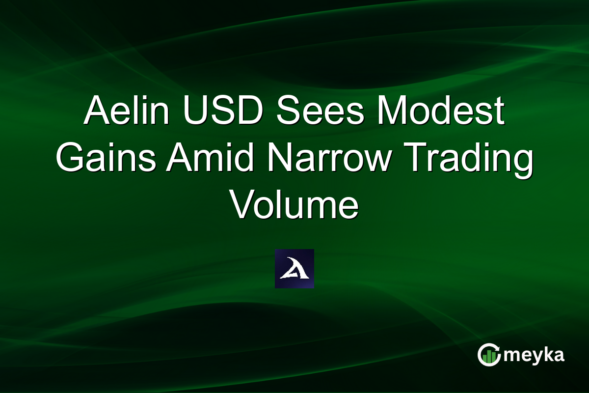Aelin USD Sees Modest Gains Amid Narrow Trading Volume
