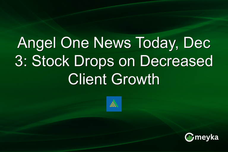 Angel One News Today, Dec 3: Stock Drops on Decreased Client Growth