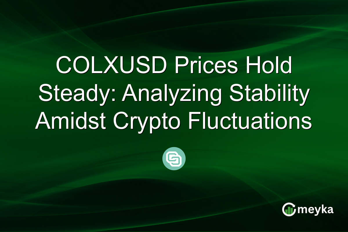 COLXUSD Prices Hold Steady: Analyzing Stability Amidst Crypto Fluctuations