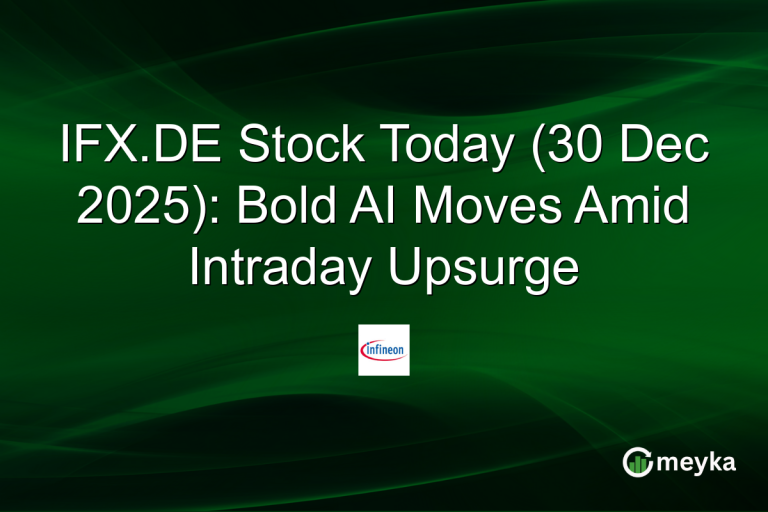 IFX.DE Stock Today (30 Dec 2025): Bold AI Moves Amid Intraday Upsurge