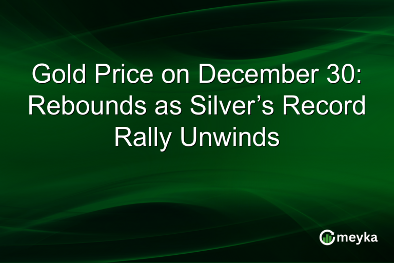 Gold Price on December 30: Rebounds as Silver’s Record Rally Unwinds