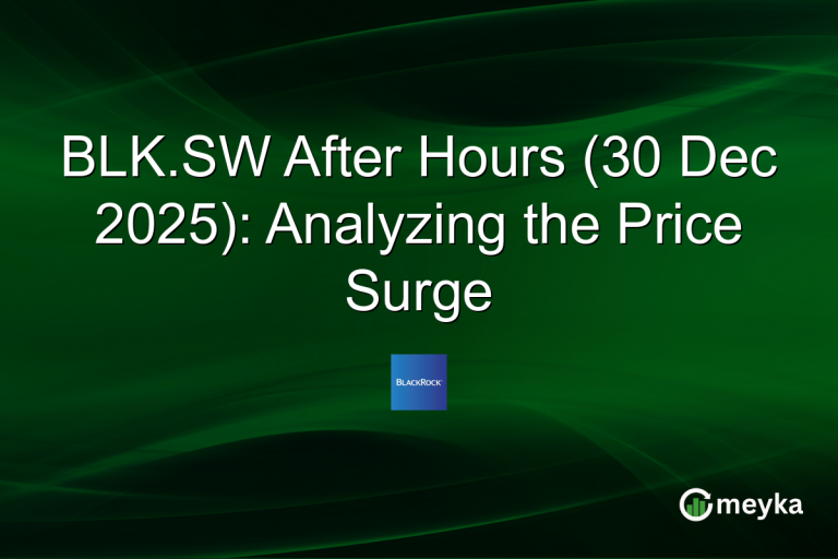 BLK.SW After Hours (30 Dec 2025): Analyzing the Price Surge