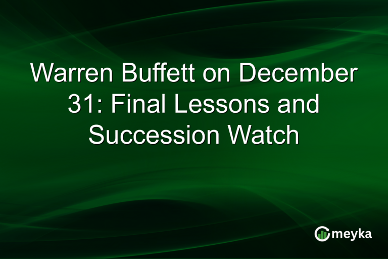 Warren Buffett on December 31: Final Lessons and Succession Watch