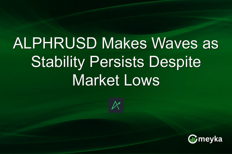 ALPHRUSD Makes Waves as Stability Persists Despite Market Lows