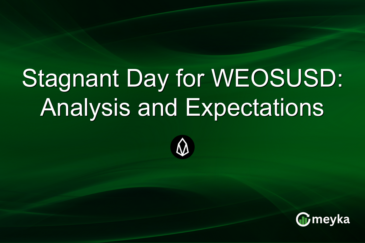 Stagnant Day for WEOSUSD: Analysis and Expectations