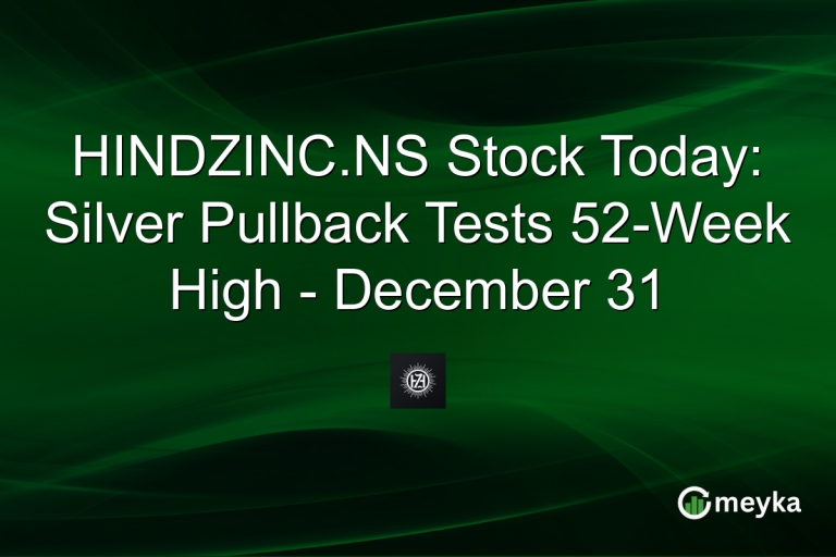 HINDZINC.NS Stock Today: Silver Pullback Tests 52-Week High - December 31
