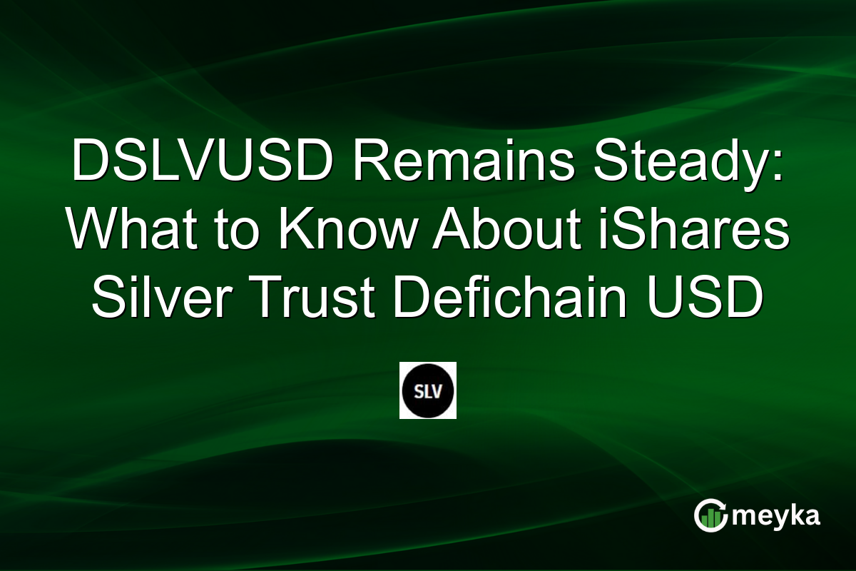 DSLVUSD Remains Steady: What to Know About iShares Silver Trust Defichain USD