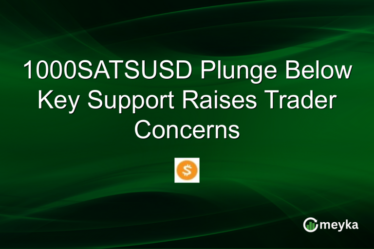 1000SATSUSD Plunge Below Key Support Raises Trader Concerns