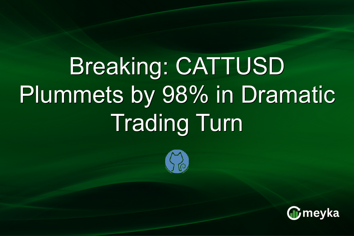 Breaking: CATTUSD Plummets by 98% in Dramatic Trading Turn