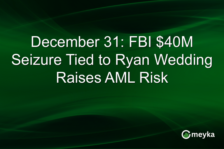 December 31: FBI $40M Seizure Tied to Ryan Wedding Raises AML Risk