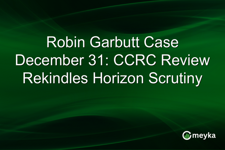 Robin Garbutt Case December 31: CCRC Review Rekindles Horizon Scrutiny