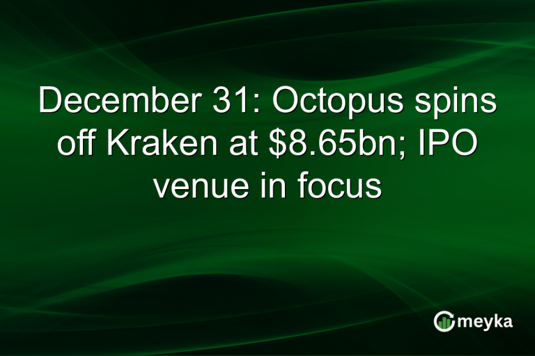 December 31: Octopus spins off Kraken at $8.65bn; IPO venue in focus