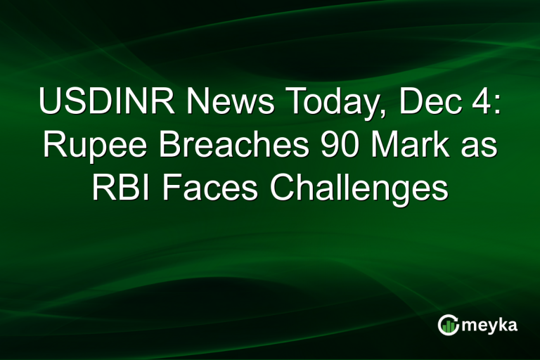 USDINR News Today, Dec 4: Rupee Breaches 90 Mark as RBI Faces Challenges