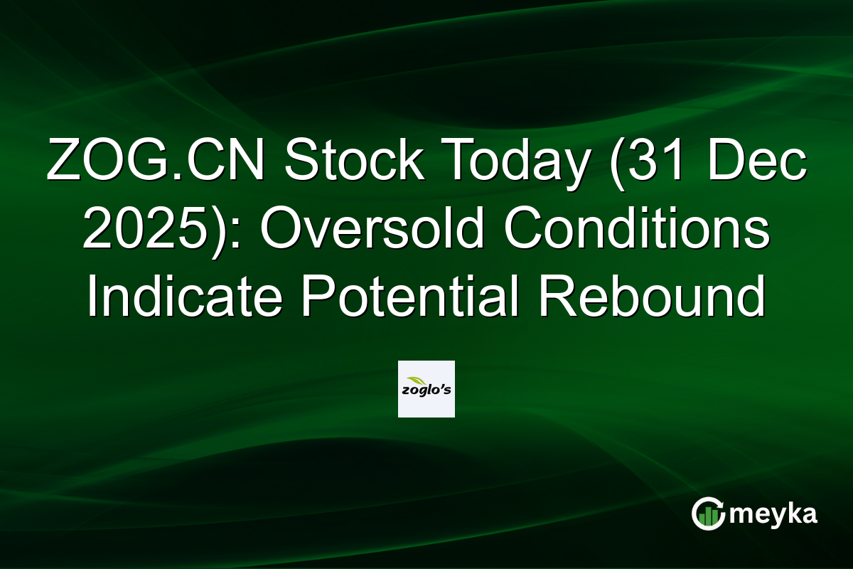 ZOG.CN Stock Today (31 Dec 2025): Oversold Conditions Indicate Potential Rebound