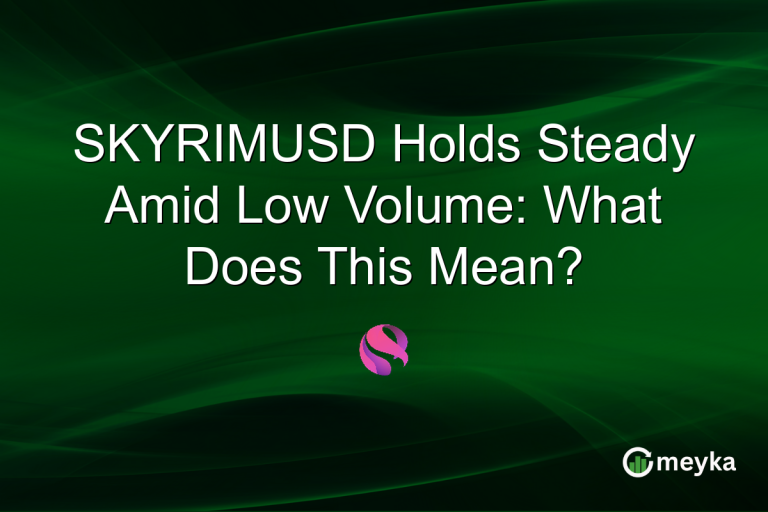 SKYRIMUSD Holds Steady Amid Low Volume: What Does This Mean?