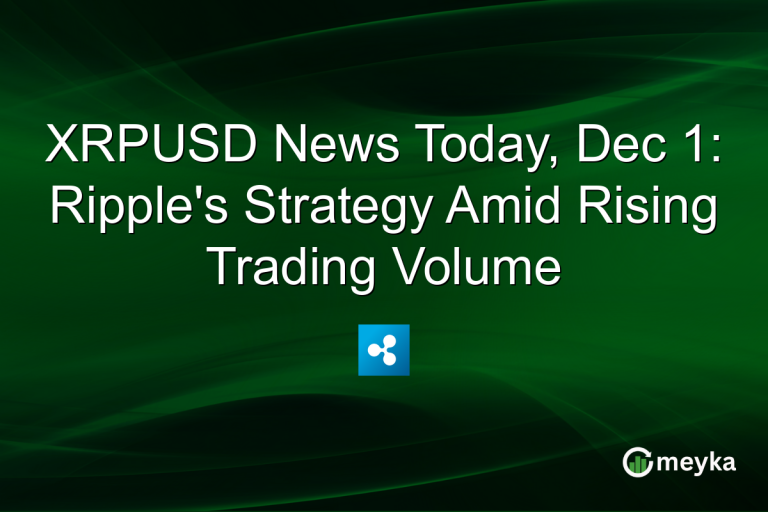 XRPUSD News Today, Dec 1: Ripple's Strategy Amid Rising Trading Volume