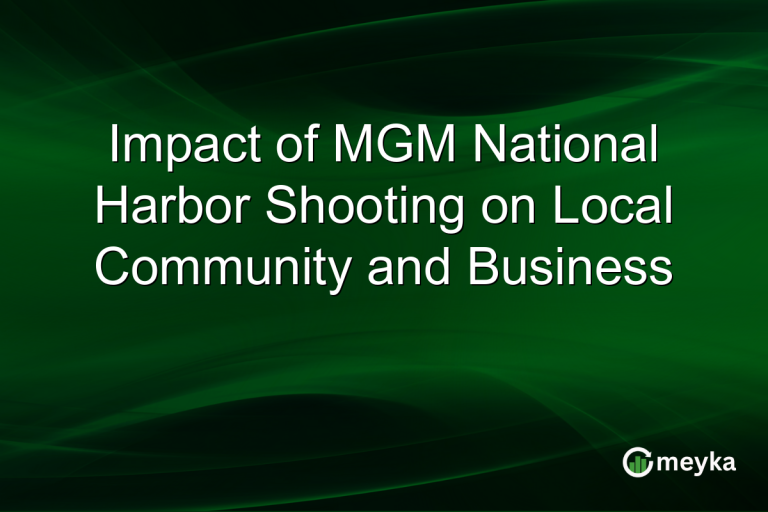 Impact of MGM National Harbor Shooting on Local Community and Business