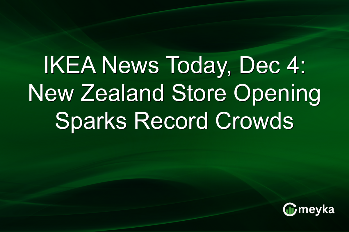 IKEA News Today, Dec 4: New Zealand Store Opening Sparks Record Crowds