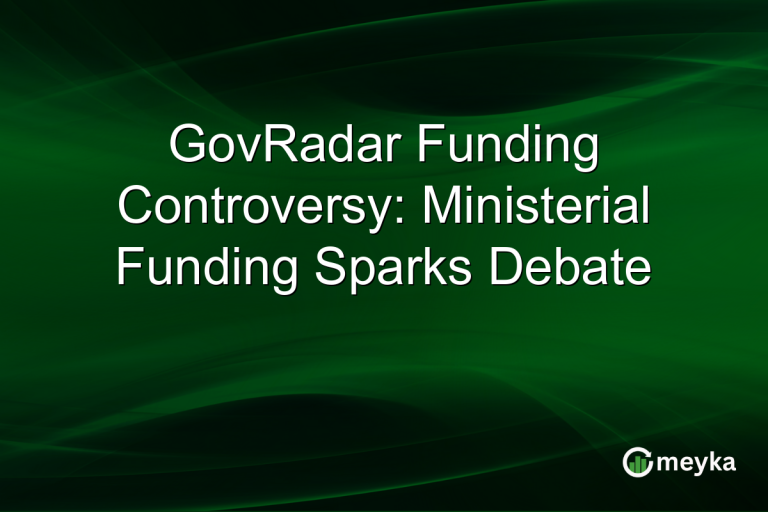 GovRadar Funding Controversy: Ministerial Funding Sparks Debate