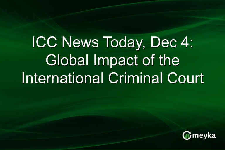 ICC News Today, Dec 4: Global Impact of the International Criminal Court