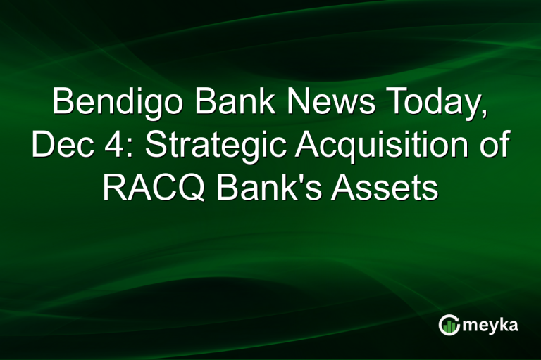 Bendigo Bank News Today, Dec 4: Strategic Acquisition of RACQ Bank's Assets