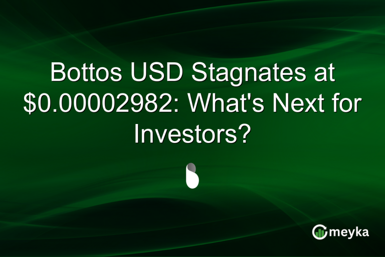 Bottos USD Stagnates at $0.00002982: What's Next for Investors?