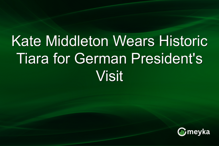 Kate Middleton Wears Historic Tiara for German President's Visit