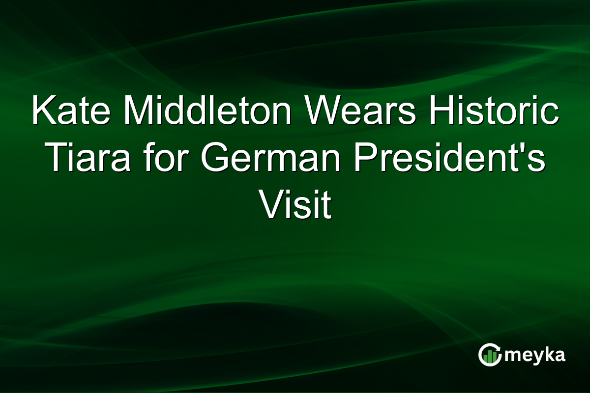 Kate Middleton Wears Historic Tiara for German President's Visit