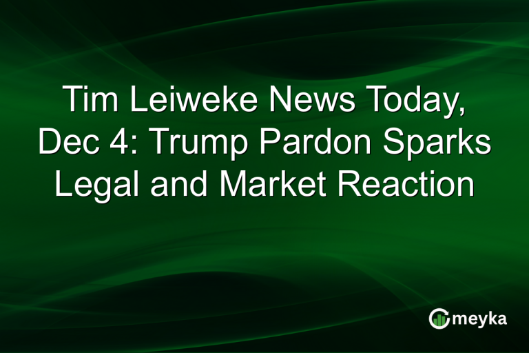 Tim Leiweke News Today, Dec 4: Trump Pardon Sparks Legal and Market Reaction