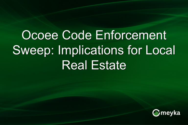 Ocoee Code Enforcement Sweep: Implications for Local Real Estate
