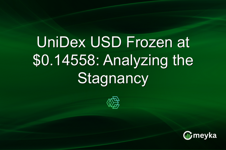 UniDex USD Frozen at $0.14558: Analyzing the Stagnancy