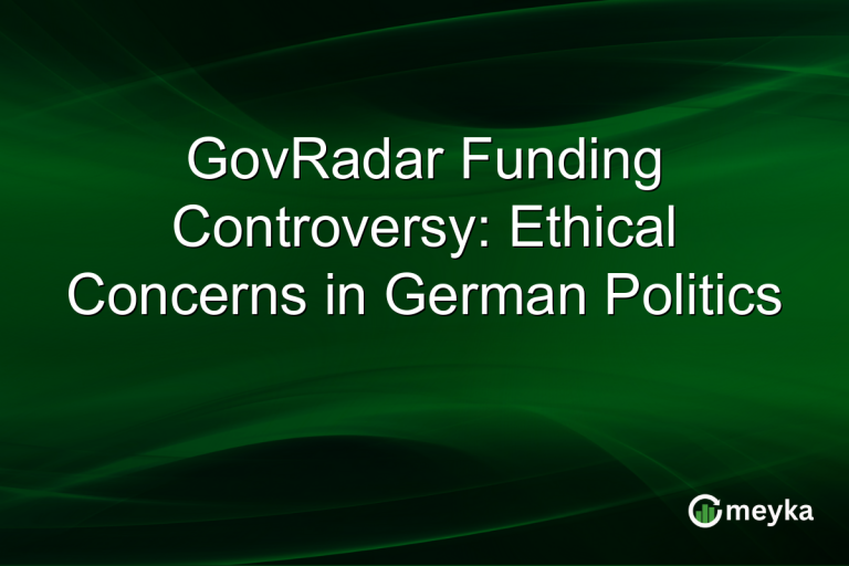 GovRadar Funding Controversy: Ethical Concerns in German Politics