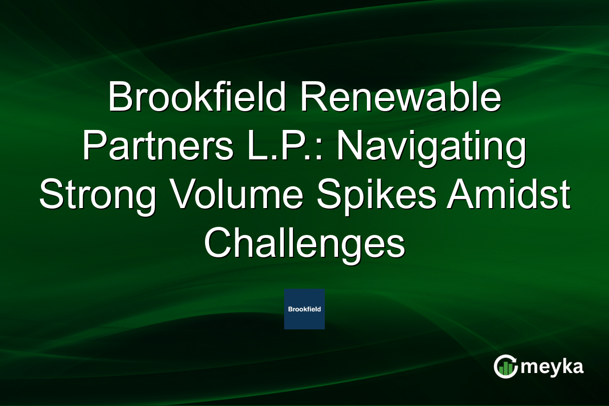 Brookfield Renewable Partners L.P.: Navigating Strong Volume Spikes Amidst Challenges