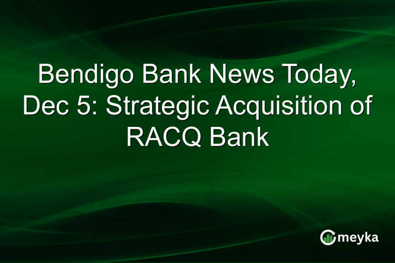 Bendigo Bank News Today, Dec 5: Strategic Acquisition of RACQ Bank