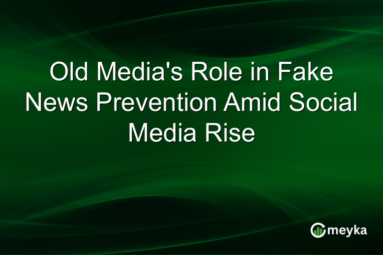Old Media's Role in Fake News Prevention Amid Social Media Rise