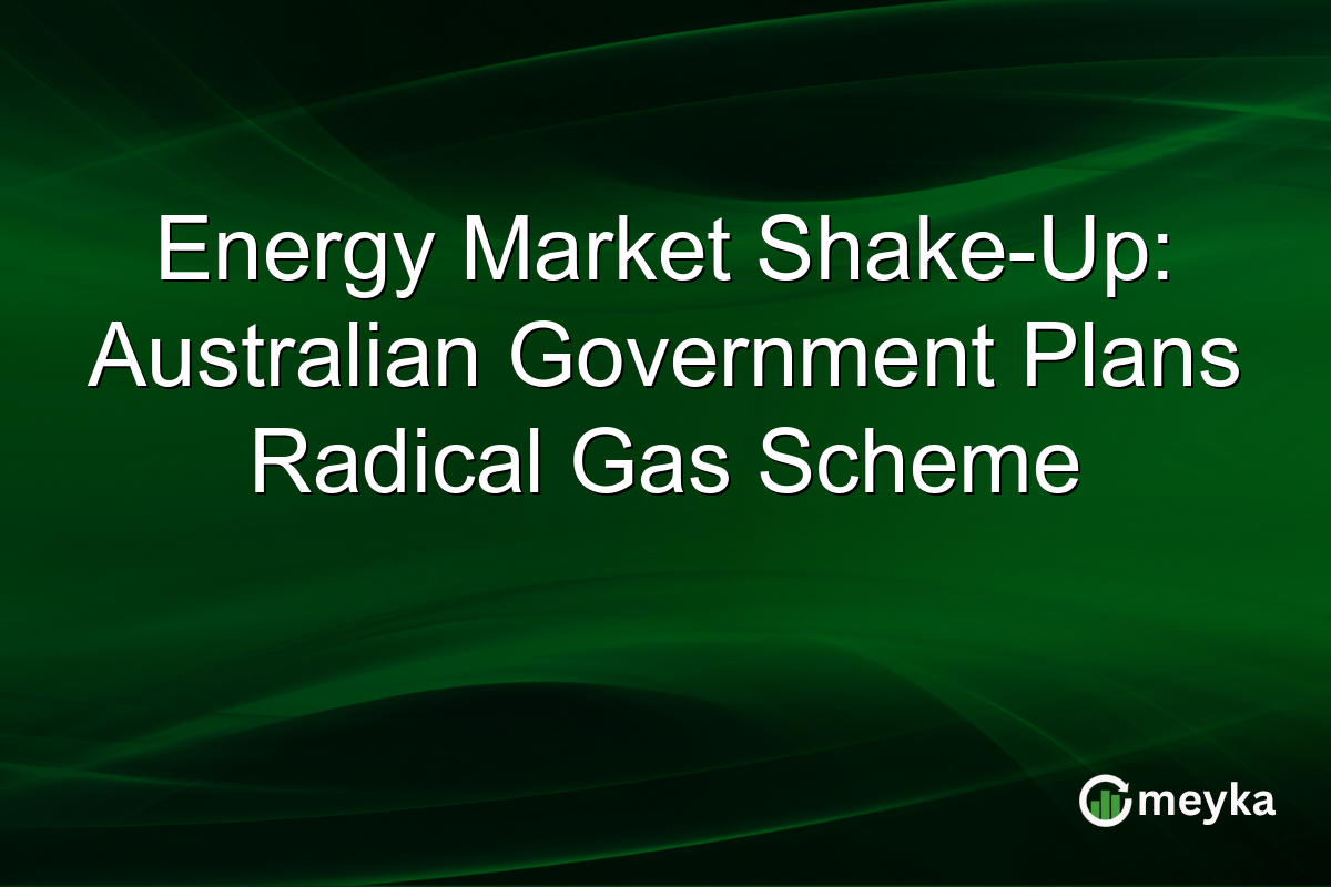 Energy Market Shake-Up: Australian Government Plans Radical Gas Scheme